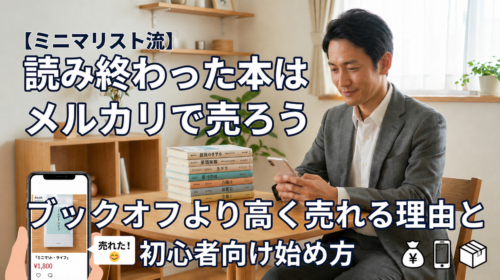読み終わった本はメルカリで売ろう
