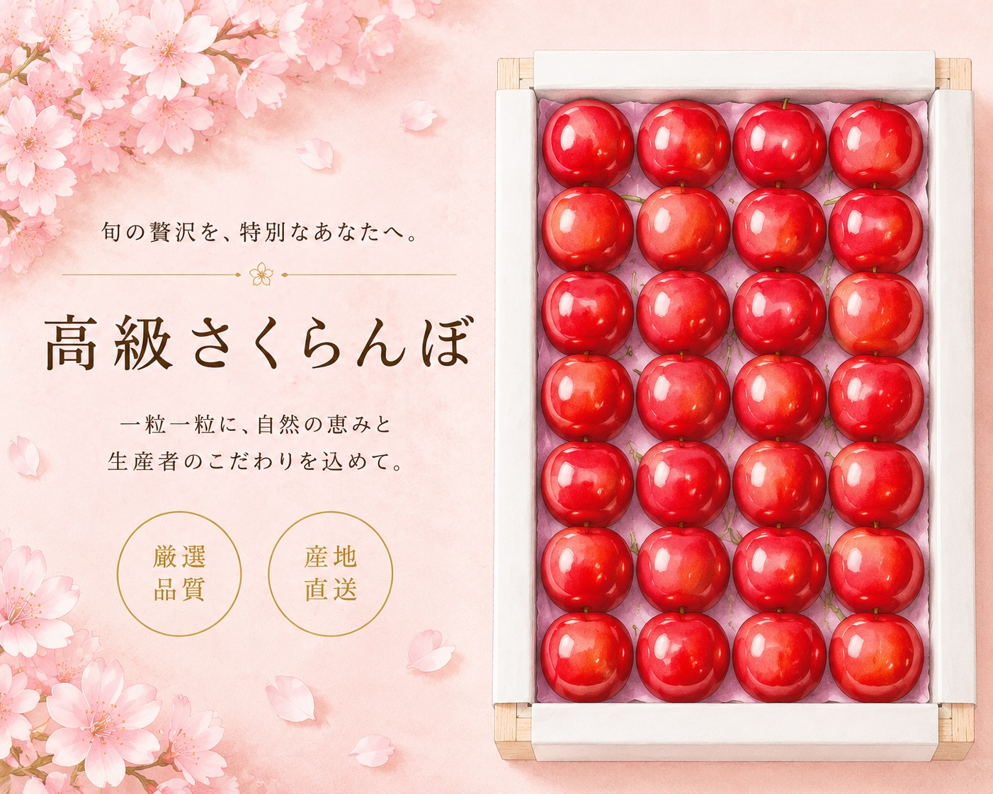 高級さくらんぼ