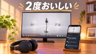 お気に入りYouTube動画は端末を変えると2度おいしい｜大画面とコメント欄[時間指定]の楽しみ方